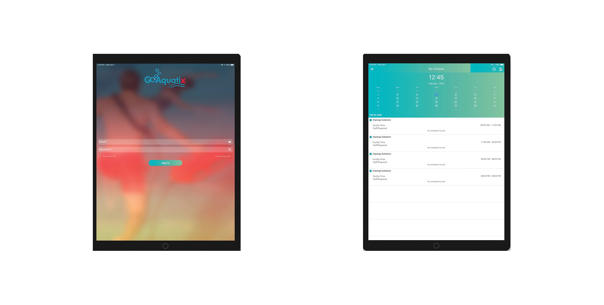 GoAquatix project screenshot 2