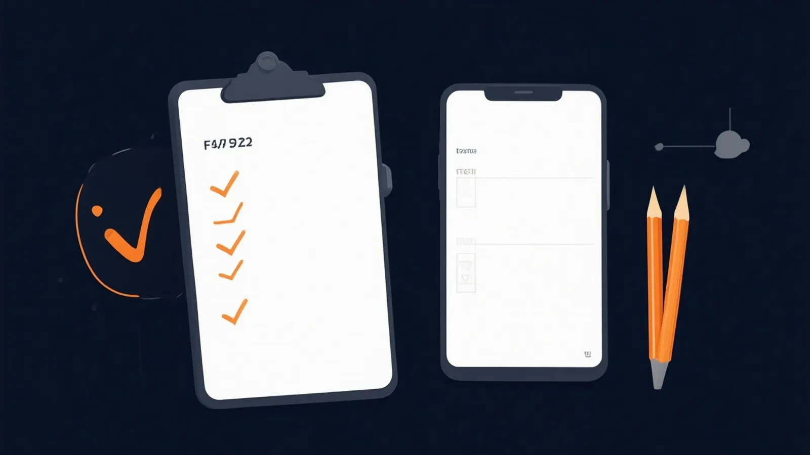 Illustration: a clipboard checklist