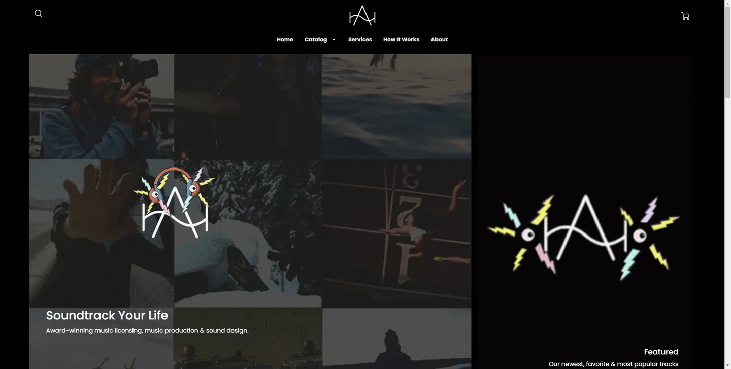 Audiohook: Shopify store with subscriptions screenshot
