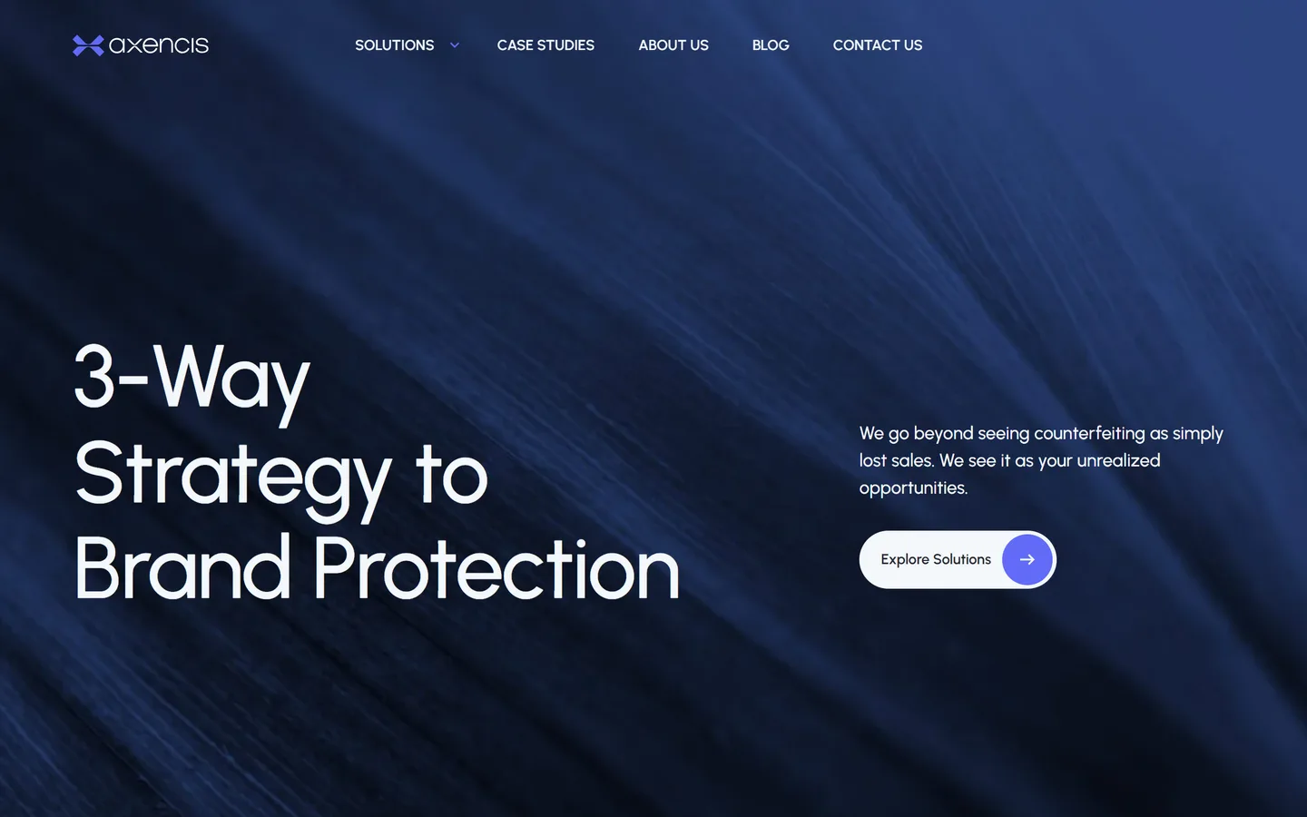 AXENCIS: brand protection case management platform screenshot