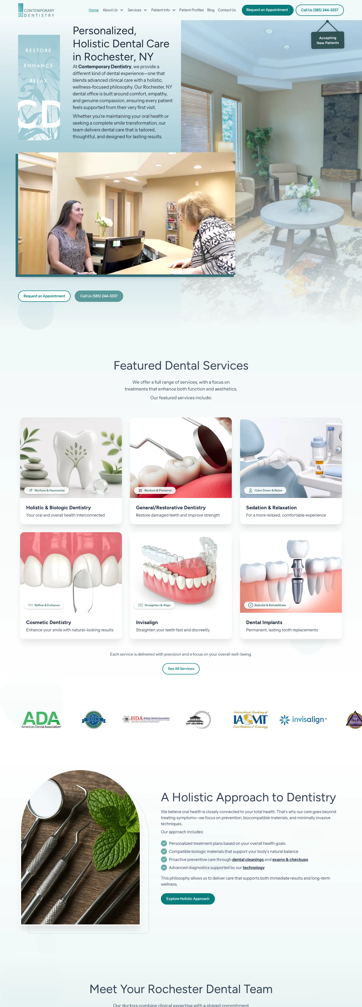 Dental practice website