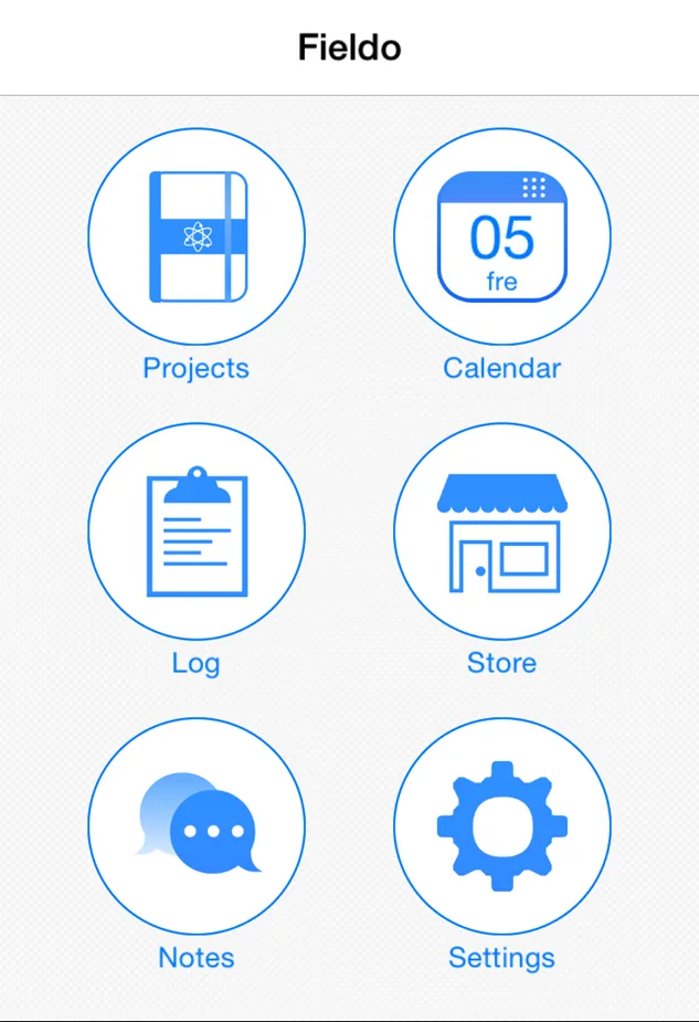 Fieldo: field work orders and communication app: app screen