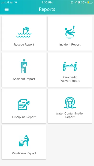 GoAquatix: aquatic workforce management platform: app screen
