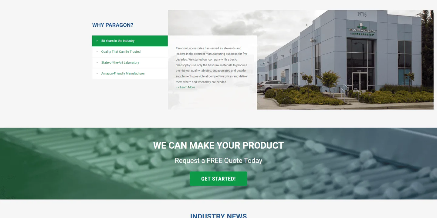 Paragon Laboratories: supplement forms and why Paragon