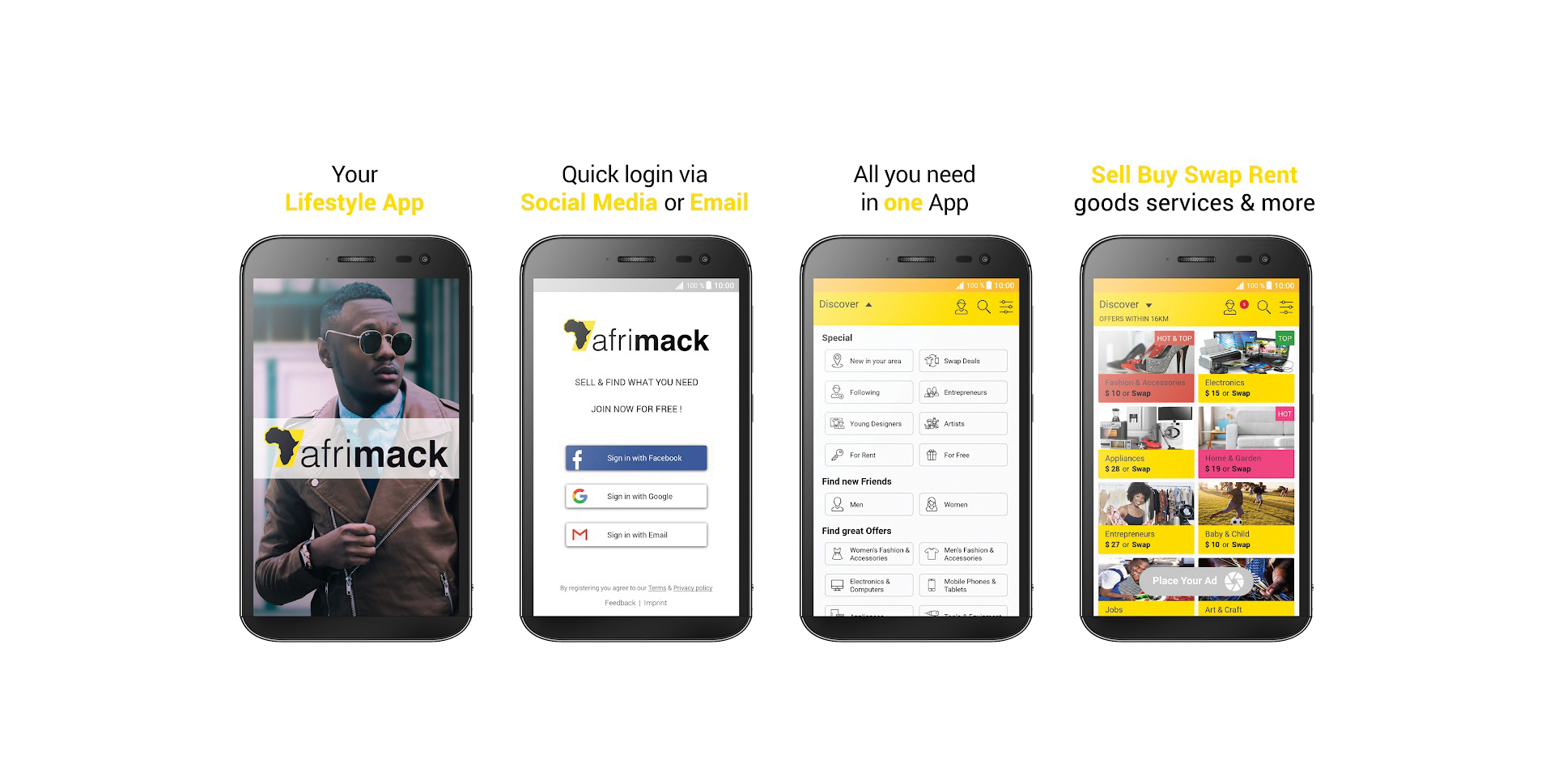 Afrimack – Lifestyle App