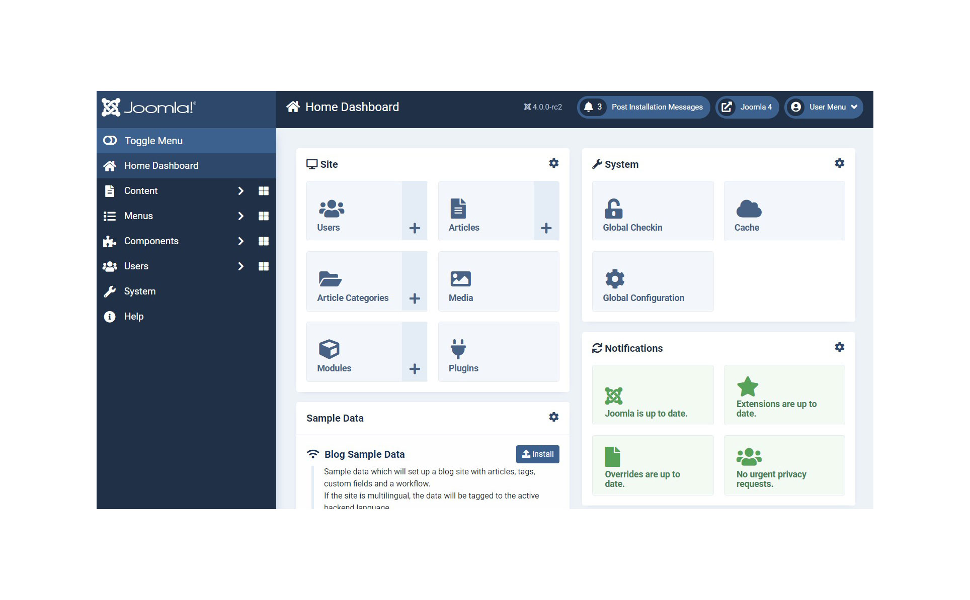 joomla_ashboard-view